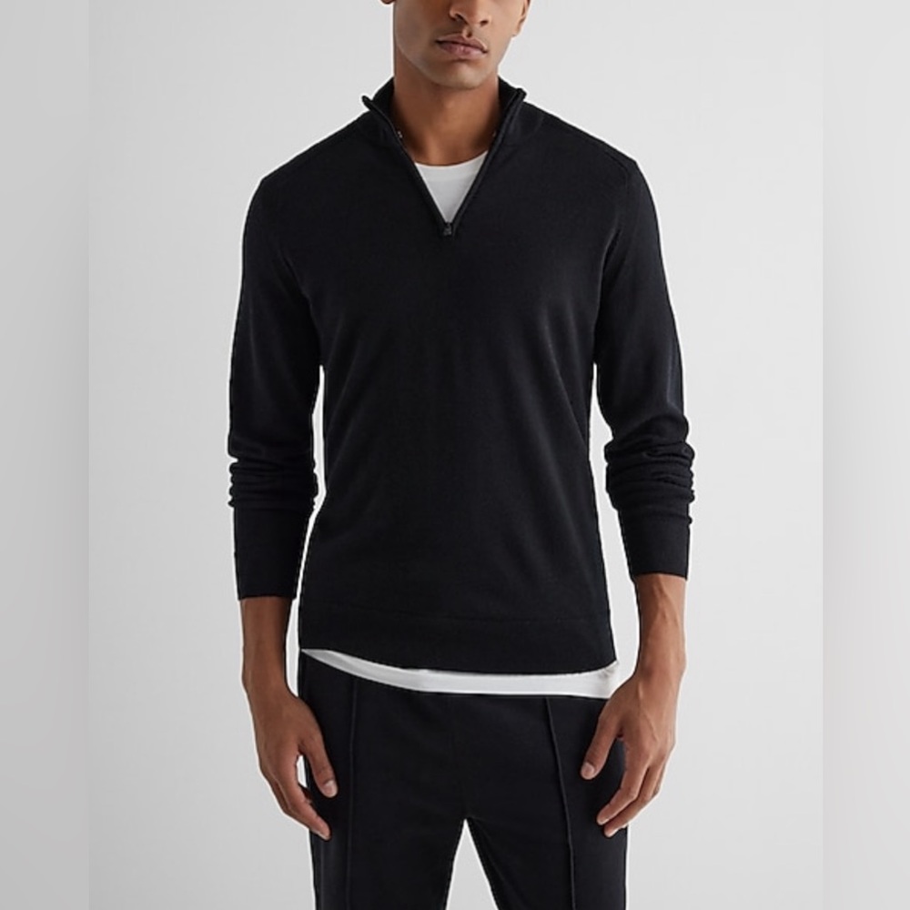 Express | Merino Wool Sweater | Mens | Large | Black